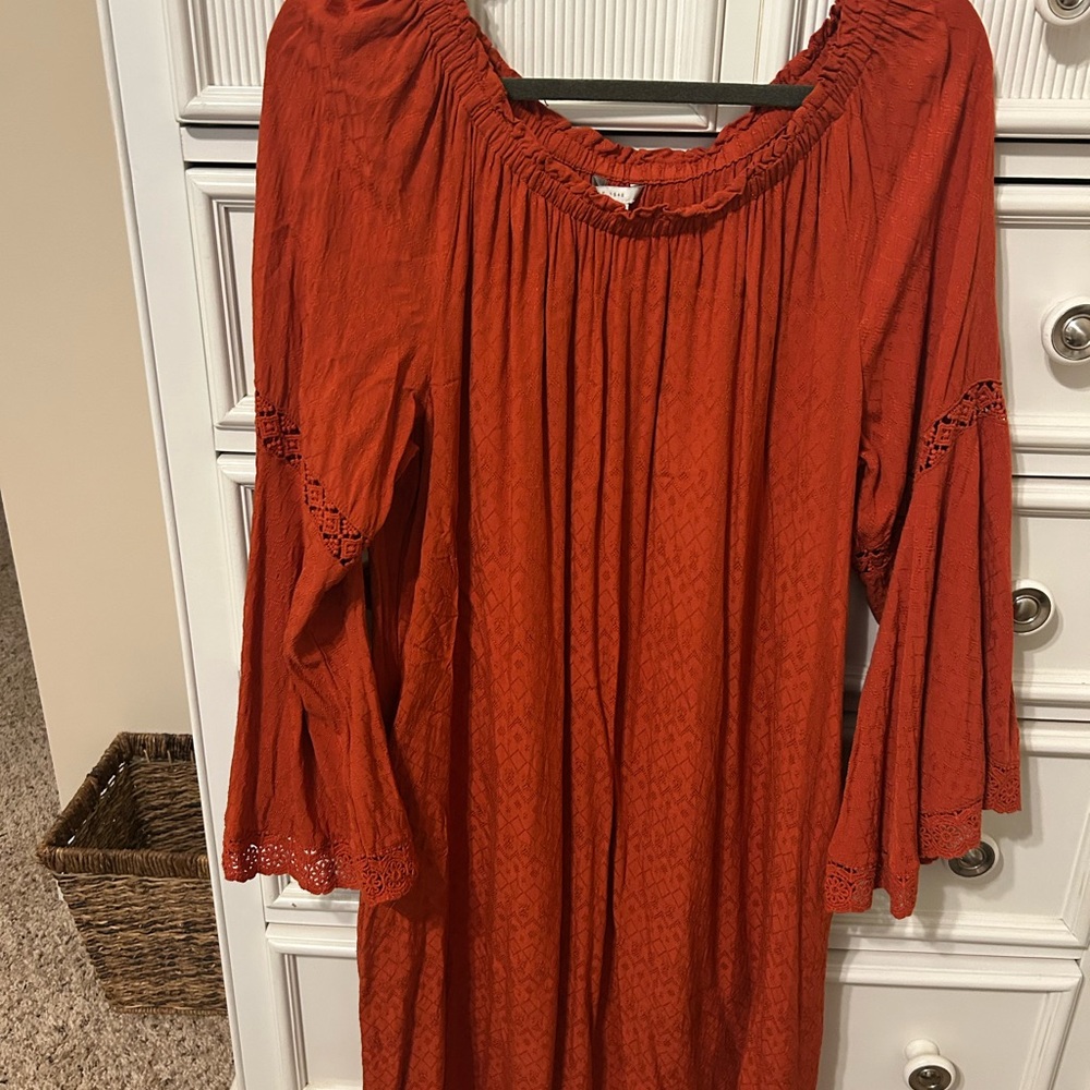 Cato Rust Mini Dress